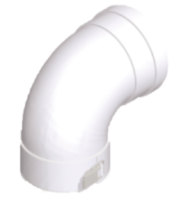 Колено подключения дымохода для котлов BAXI, ARDERIA, DAEWOO, ELSOTHERM, MASTER GAS, NEVA LUX