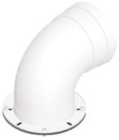 Колено подключения дымохода для котлов BOSCH, BUDERUS, PROTHERM, SIME, OLICAL